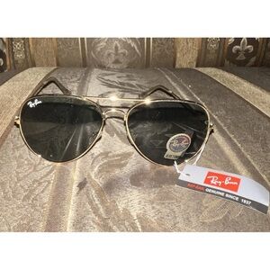 Ray-Ban Classic Gold Frame Sunglasses